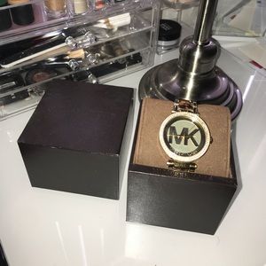 Tortoise shell Michael Kors watch
